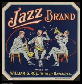 Jazz Brand fruit label
